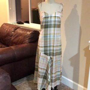 Zara trf Plaid Sundress